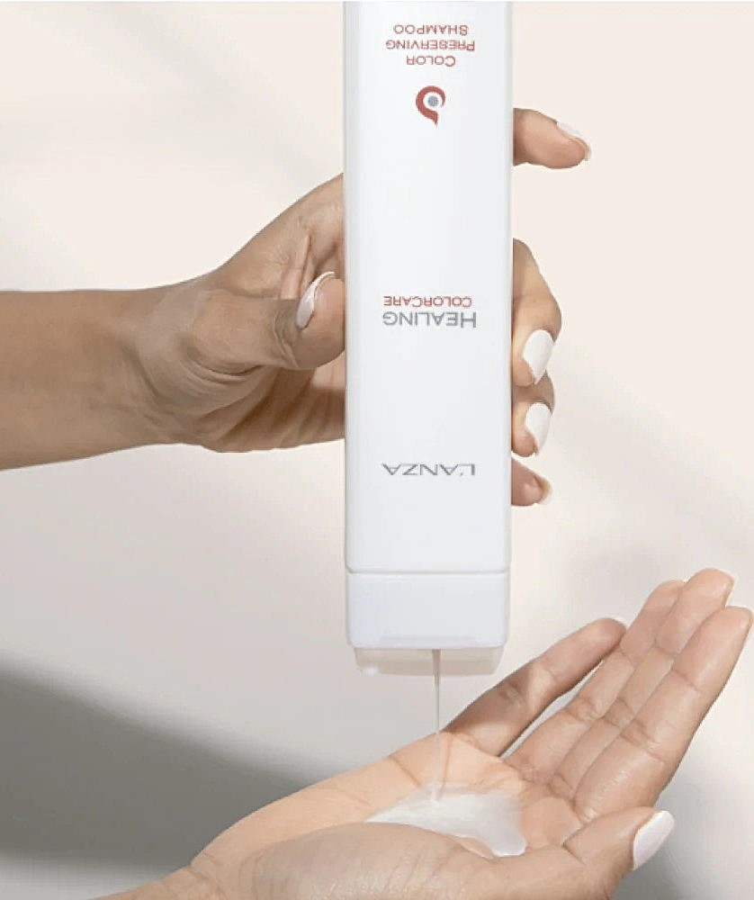 Живильний шампунь для фарбованого волосся LʼANZA Healing ColorCare Color-Preserving Shampoo, 300 ml - 2